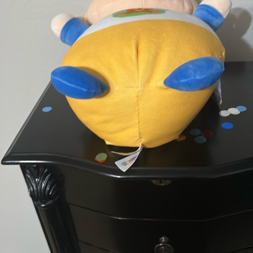 Blue and Yellow Stuffed Animal Plush Toy - Picture 3 of 5
